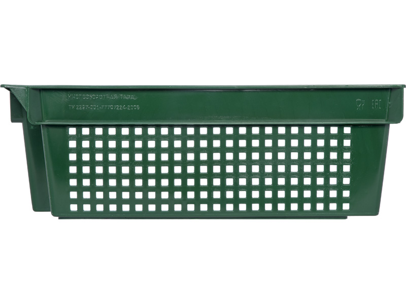 Пластиковый ящик 600x400x200 зеленый