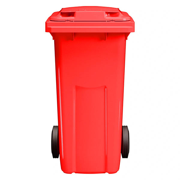 Передвижной мусорный контейнер на колесах 120 литров