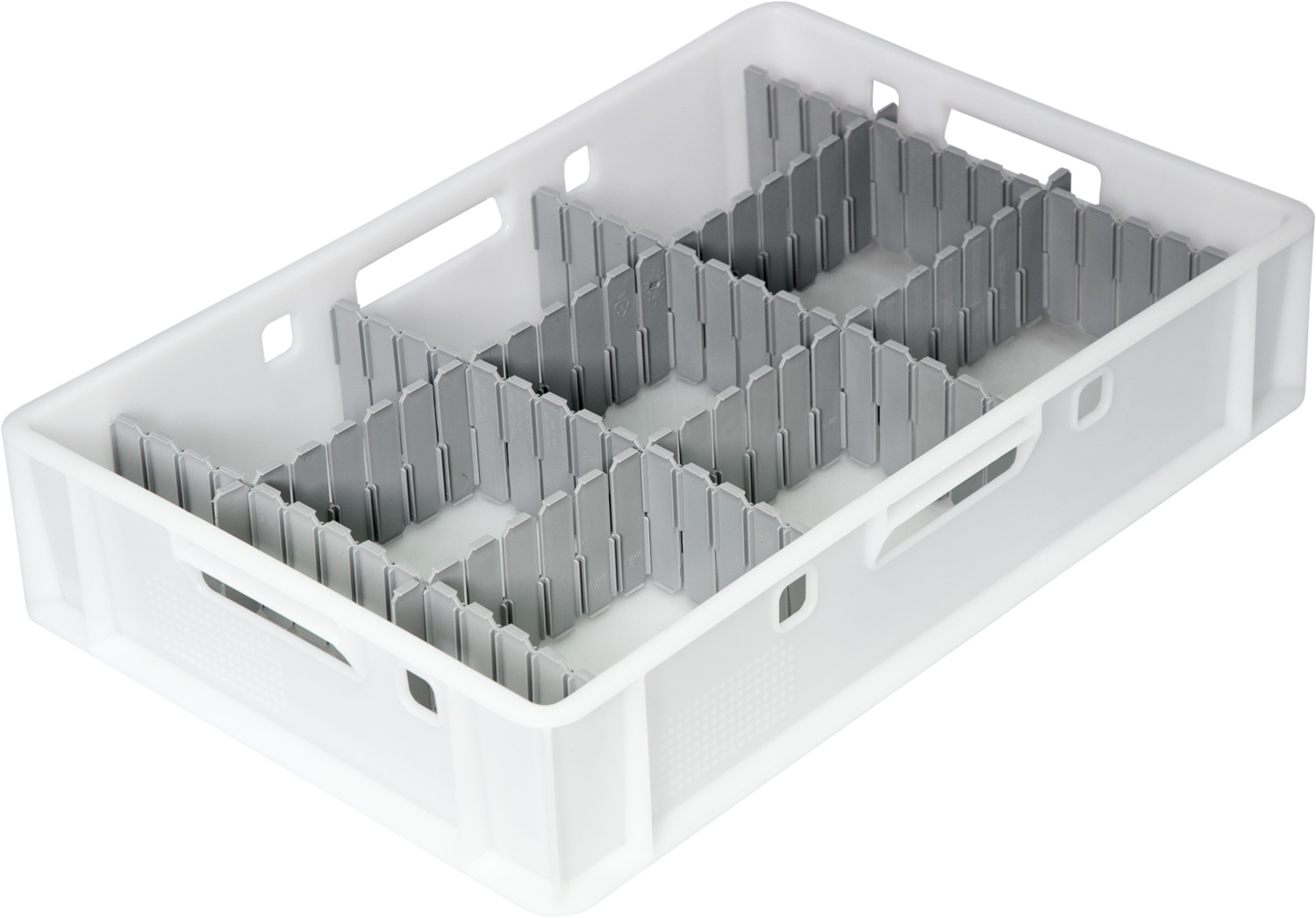 Пластиковый ящик 600x400x120 Е1 белый