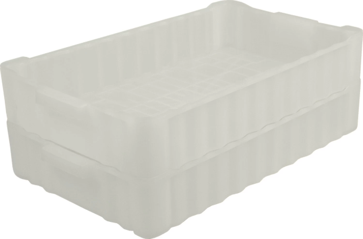 Пластиковый ящик для рыбы 788х470х138 белый