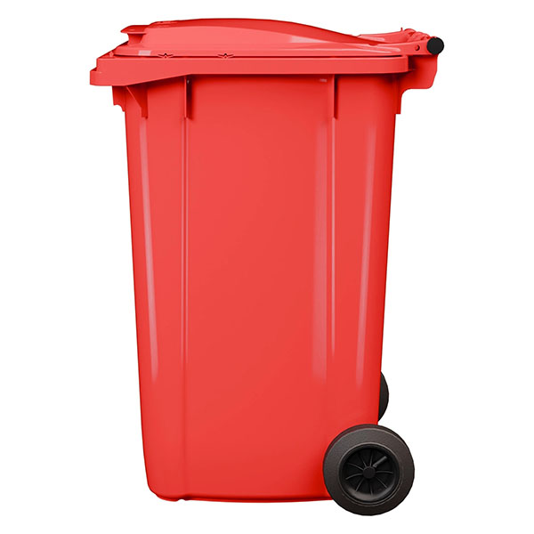 Передвижной мусорный контейнер 240 л., с крышкой без педали