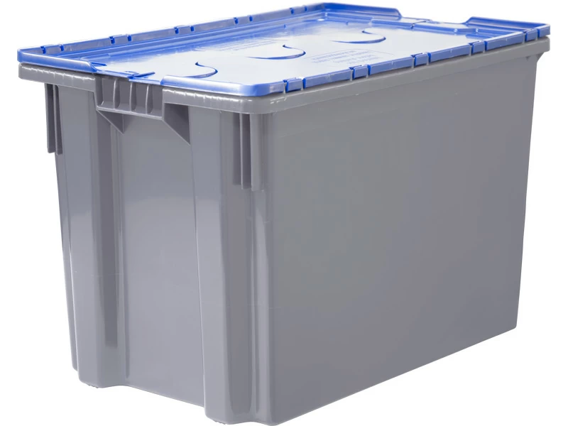 Ящик универсальный, сплошной 600x400x400, серый