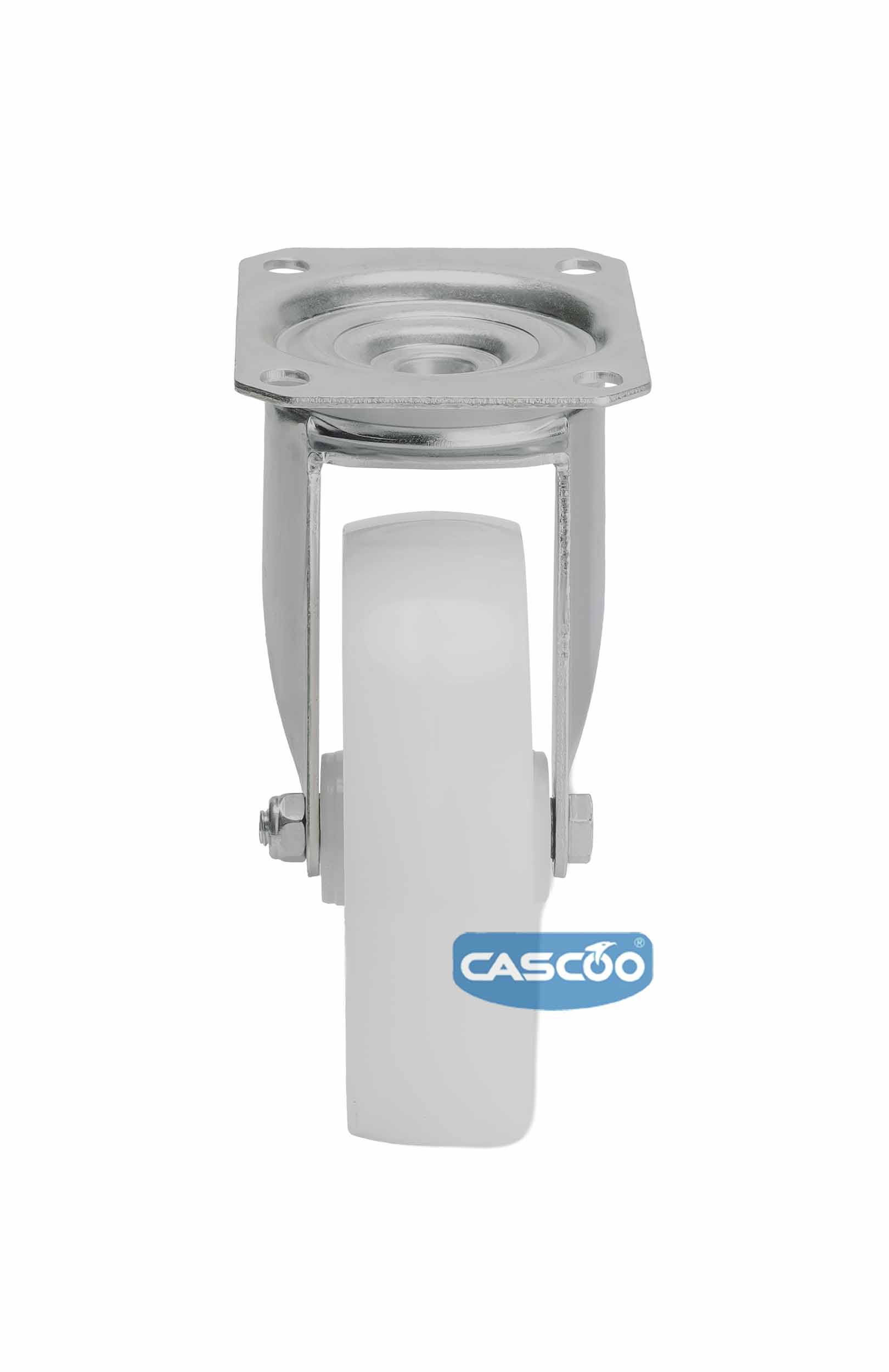 Колесо CASCOO поворотное, (d=125мм, г/п=200кг) полиамид, Германия