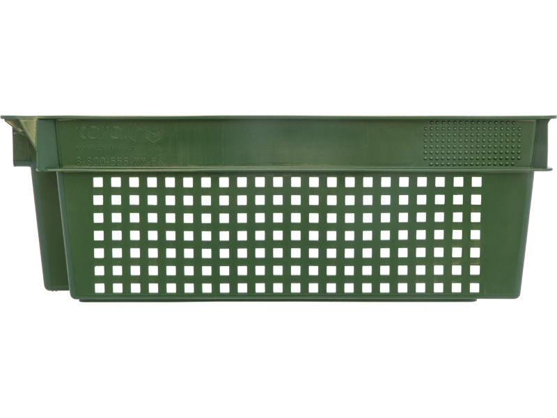 Пластиковый ящик 600х400х200 зеленый