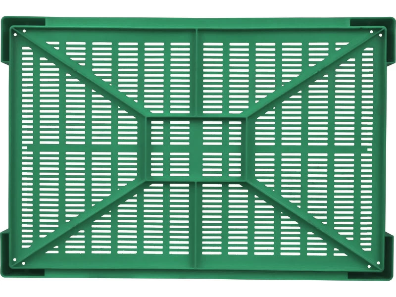 Пластиковый ящик 600x400x135 зеленый