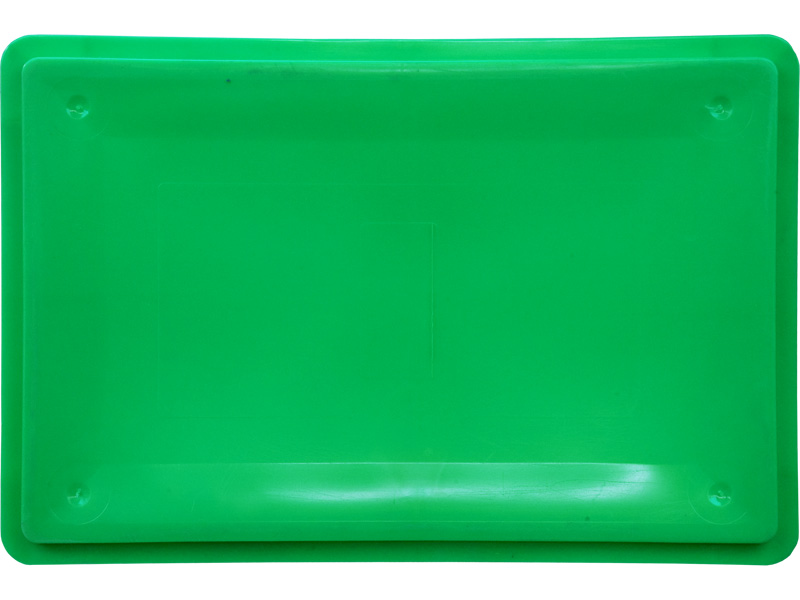 Пластиковый ящик 600x400x120 Е1 зеленый