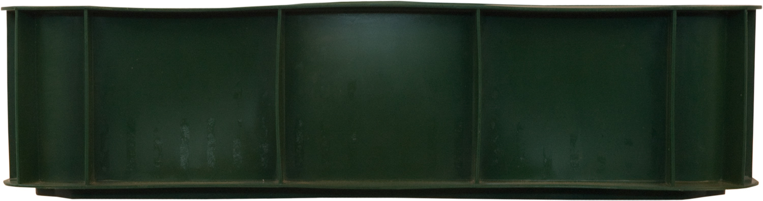 Пластиковый ящик 430х330х110 зеленый