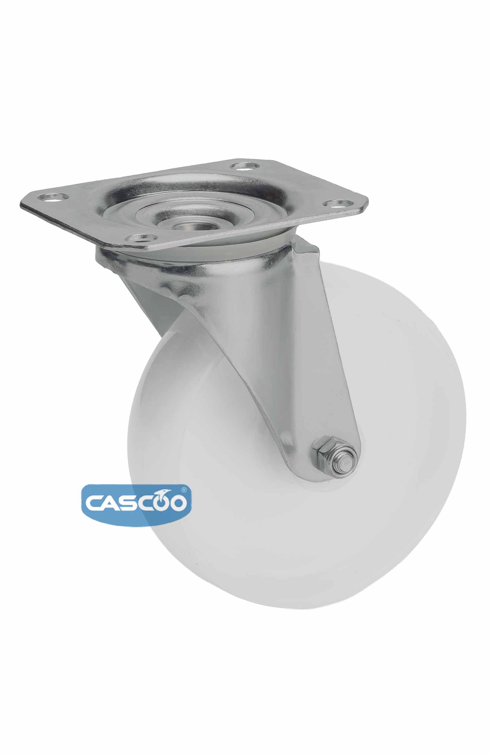 Колесо CASCOO поворотное, (d=125мм, г/п=200кг) полиамид, Германия
