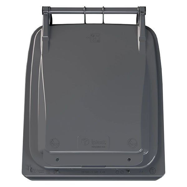 Передвижной мусорный контейнер 240 л., с крышкой без педали