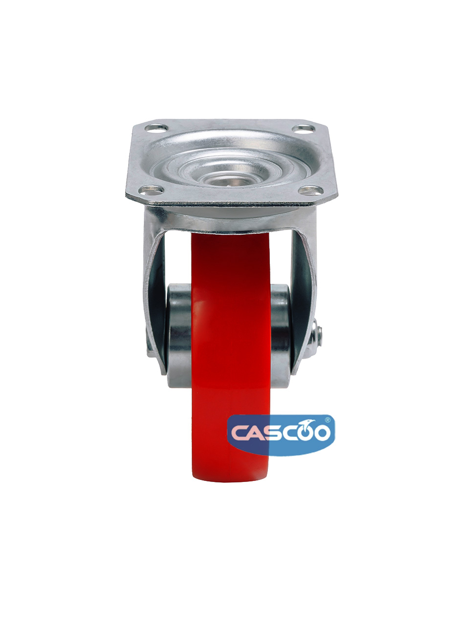 Колесо CASCOO поворотное (d=100мм, г/п=150кг), полиуретан / полиамид, Германия