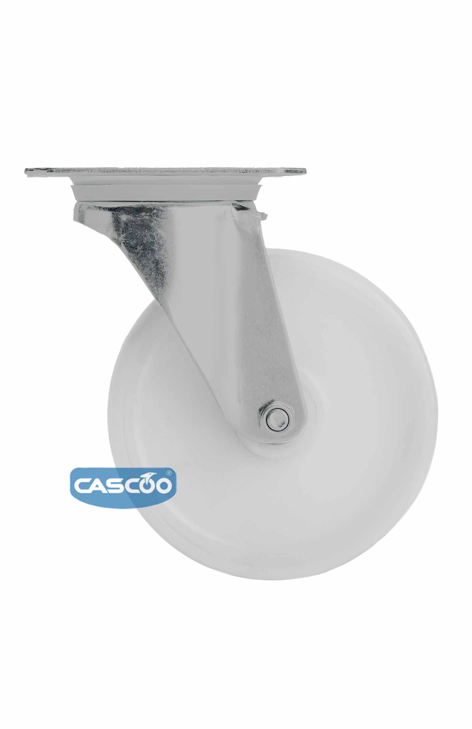 Колесо CASCOO поворотное, (d=125мм, г/п=200кг) полиамид, Германия