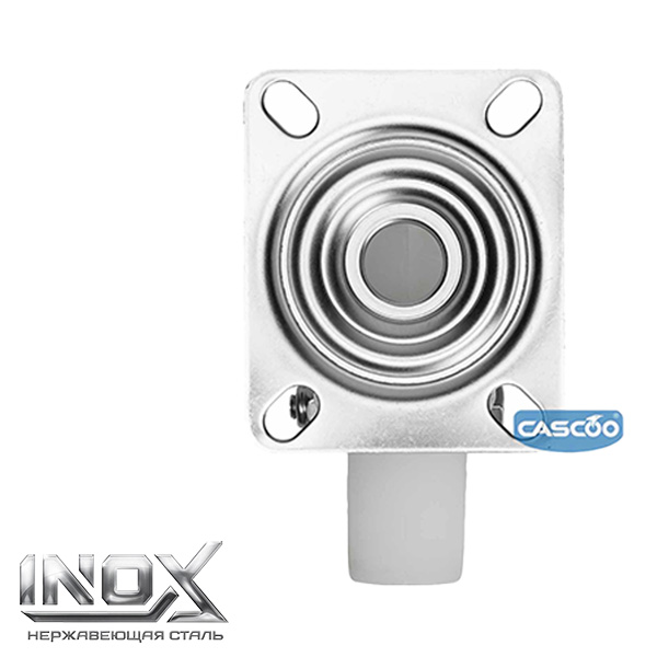 Колесо CASCOO поворотное из нержавейки, (d=125мм, г/п=200кг) полиамид, Германия