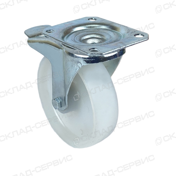 Колесо CASCOO поворотное с тормозом, (d=160мм, г/п=300кг) полиамид, Германия