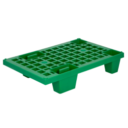 Паллет 600х400х130 (перфорированный на ножках) зеленый