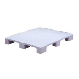 Паллет п/э 1200х1000х130 мм cплошной, на 9-ти ножках, гигиенический цв.серый