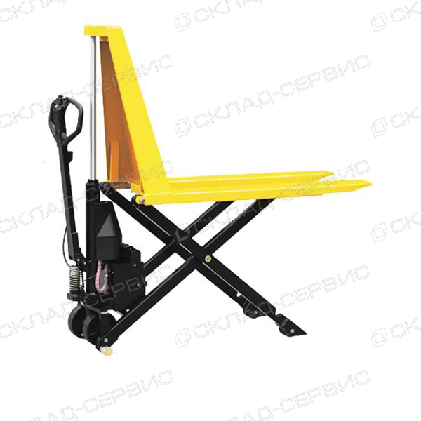 Тележка электрическая 1000 кг 1150 мм TOR EHLS1000N с ножничным подъемом (полиуретановые колеса)