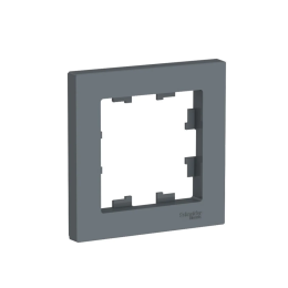 Рамка однопостовая ATLASDESIGN грифель