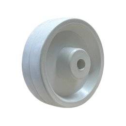 Колесо термостойкое, под ось 16 для Чебурашек, (d=160мм, г/п=80кг) полипропилен, Россия