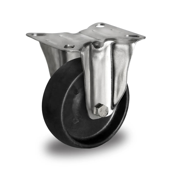 Колесо CASCOO термостойкое фиксированное (d=100мм, г/п=100кг), полиамид со стекловолокном, Германия