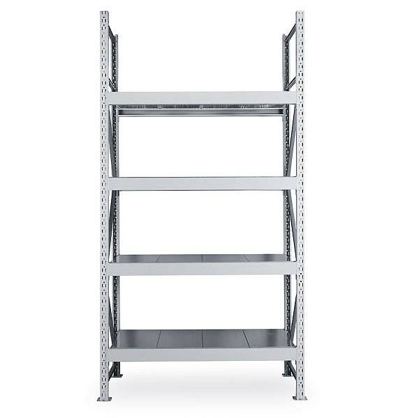 Полочный стеллаж СТ-051 1800x650х1800h 4 яруса Цинк