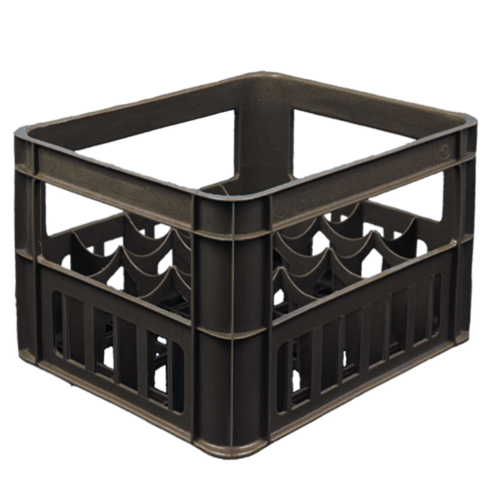 Пластиковый 420х340х270 для бутылок 0,5 л черный