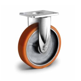 Колесо CASCOO фиксированное, (d=200мм, г/п=1000кг) полиуретан/чугун, Германия