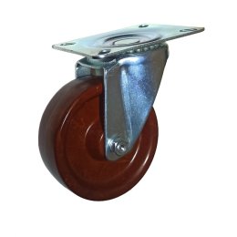 Колесо поворотное (d=100мм, г/п=125кг), термостойкая смола, Китай