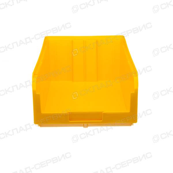 Ящик пластиковый желтый 305х502х186 V4