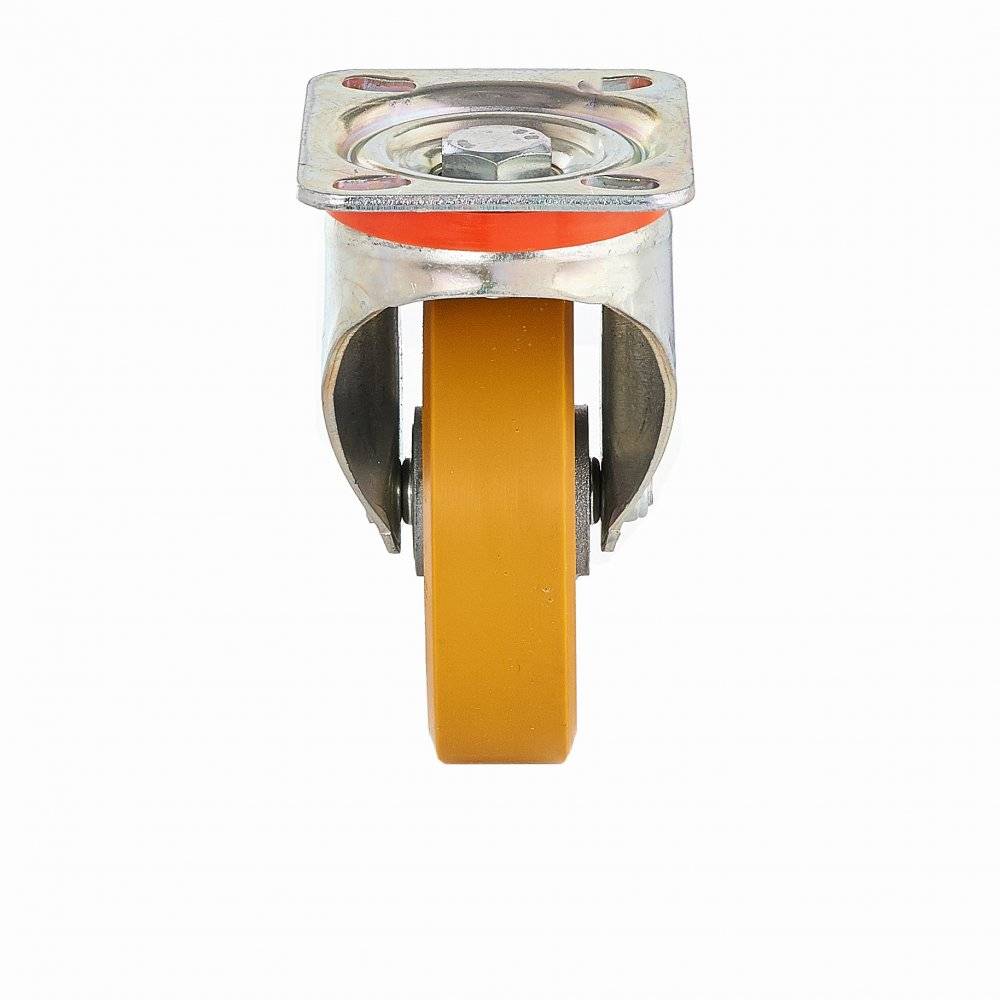 Колесо Tellure Rota 657603 поворотное, (d=125мм, г/п=350кг) полиуретан/алюминий, Италия