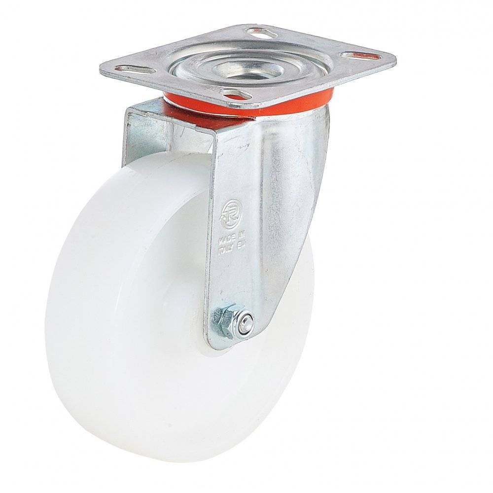 Колесо Tellure Rota 684503 поворотное, (d=125мм, г/п=220кг) полиамид, Италия