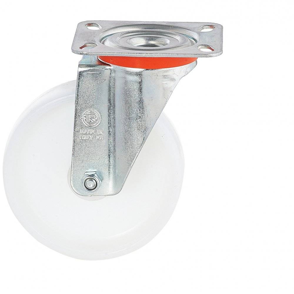 Колесо Tellure Rota 684503 поворотное, (d=125мм, г/п=220кг) полиамид, Италия