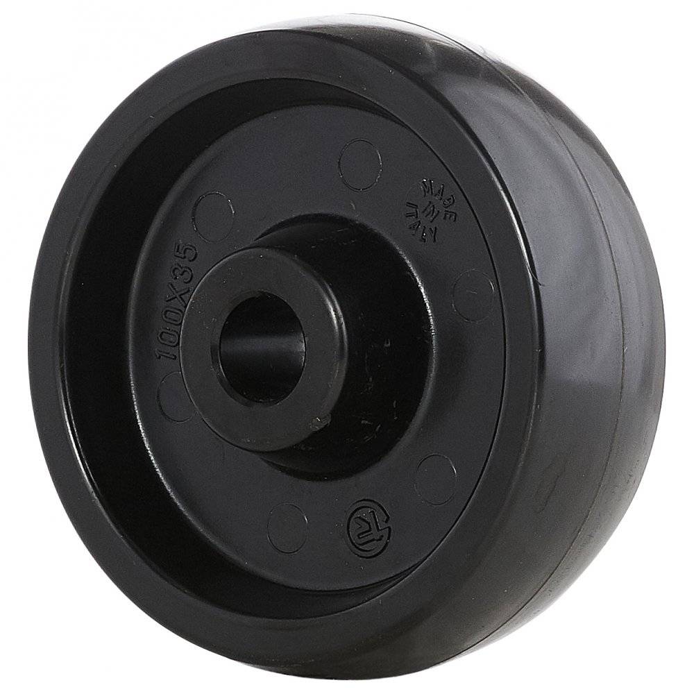 Колесо Tellure Rota 671102 под ось (d=100мм, г/п=200кг), термостойкая смола, Италия