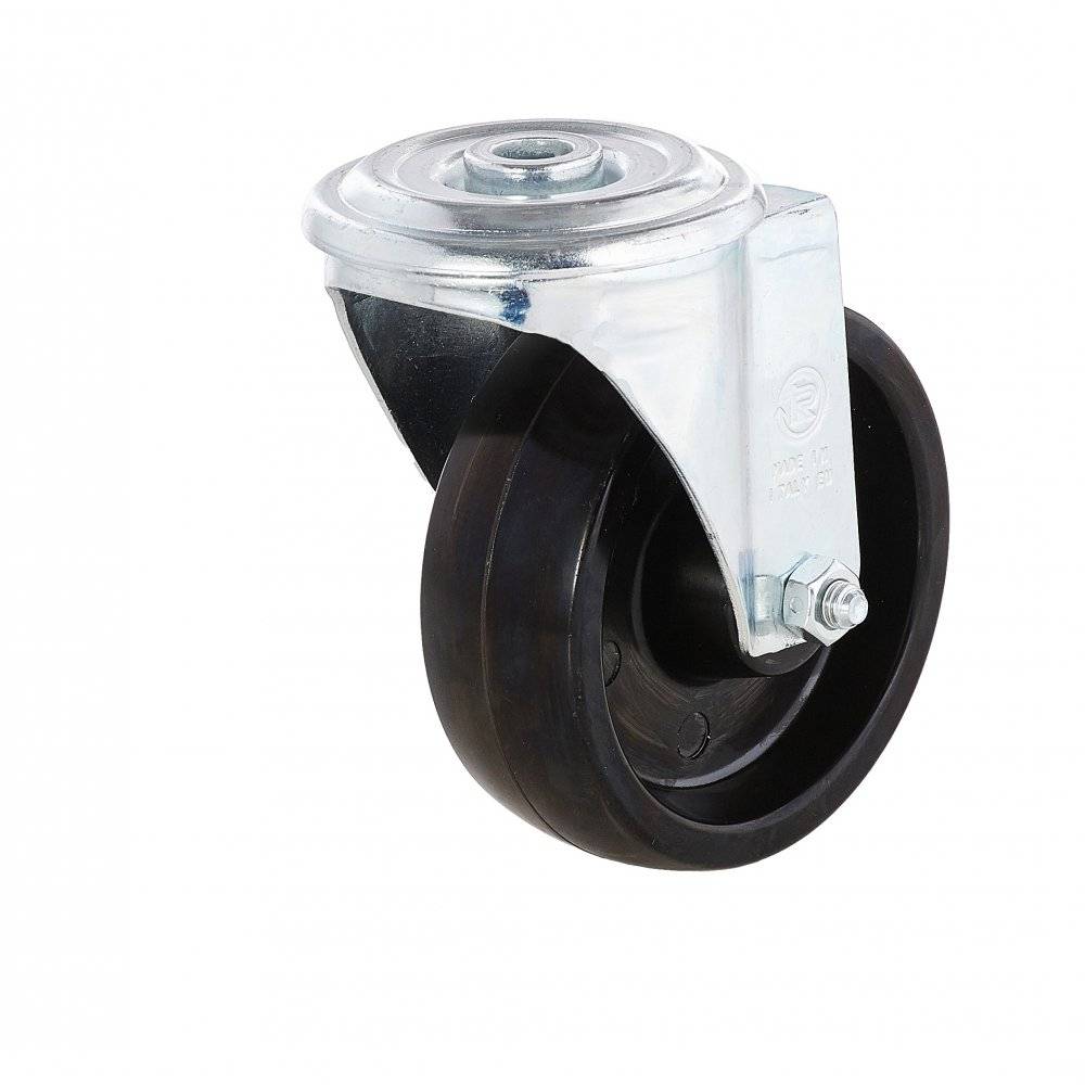 Колесо Tellure Rota 676101 поворотное (d=80мм, г/п=150кг), термостойкая смола, Италия