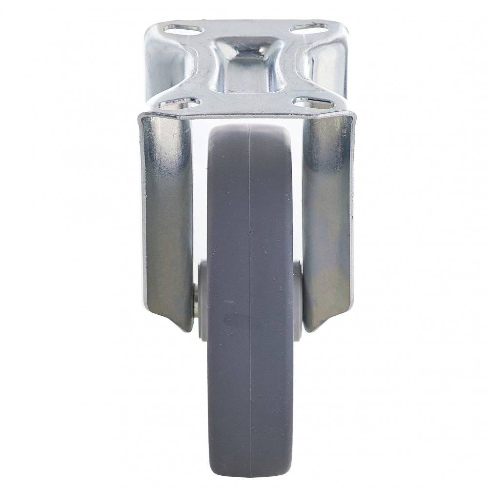 Колесо Tellure Rota 715706 фиксированное (d=200мм, г/п=225кг), серая резина / полипропилен, Италия