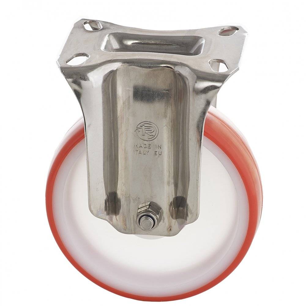 Колесо Tellure Rota 605704 фиксированное (d=150мм, г/п=220кг), полиуретан / полиамид, Италия