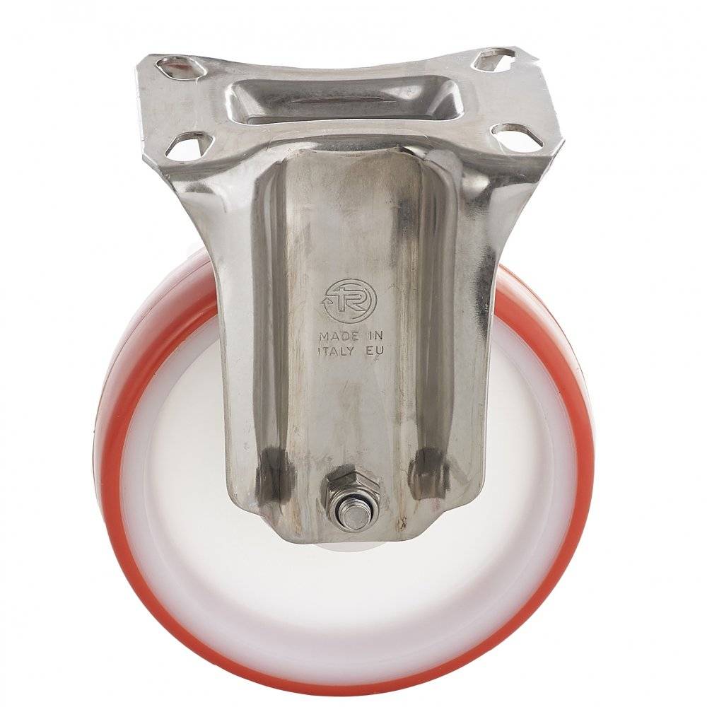 Колесо Tellure Rota 605704 фиксированное (d=150мм, г/п=220кг), полиуретан / полиамид, Италия