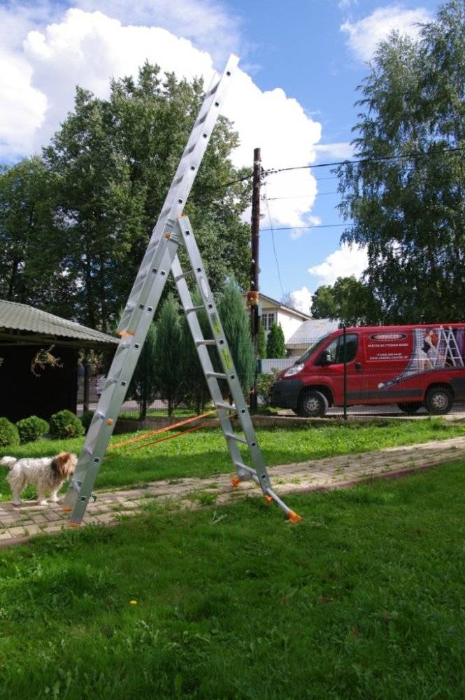 Трехсекционная лестница Ювелир 3х7