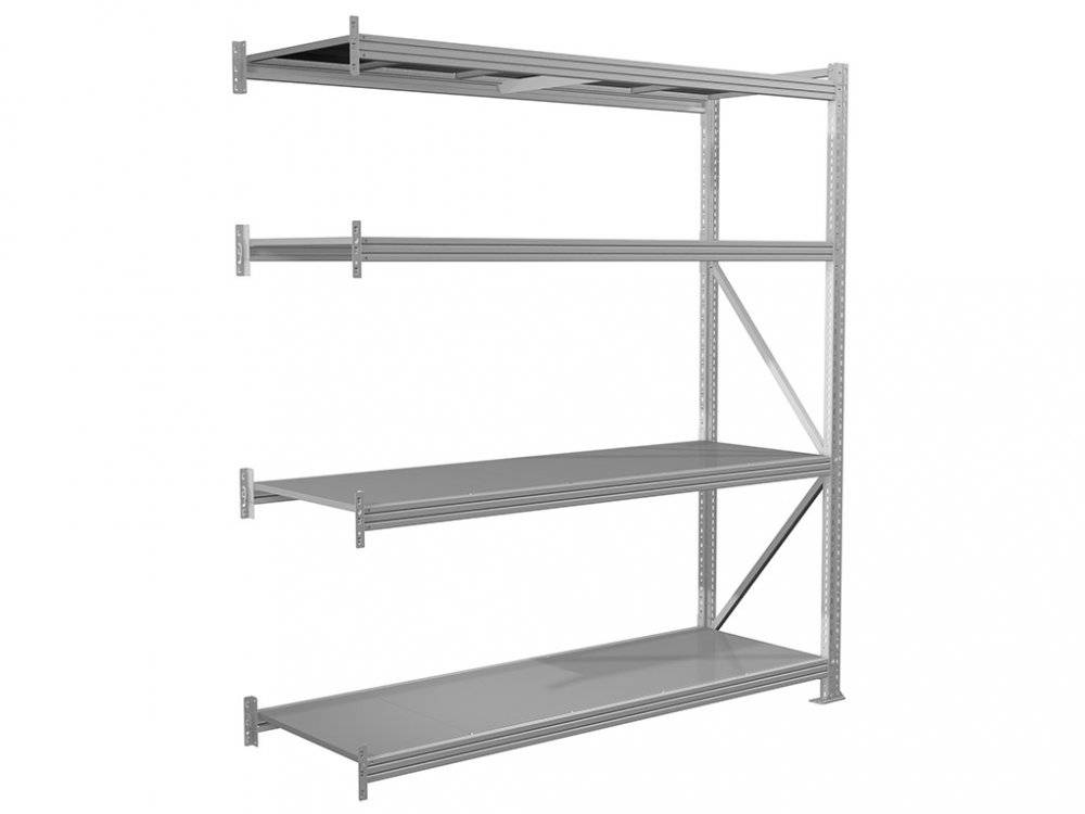 Дополнительная секция стеллажа MS Pro Z 1800x800х2000h 4 яруса