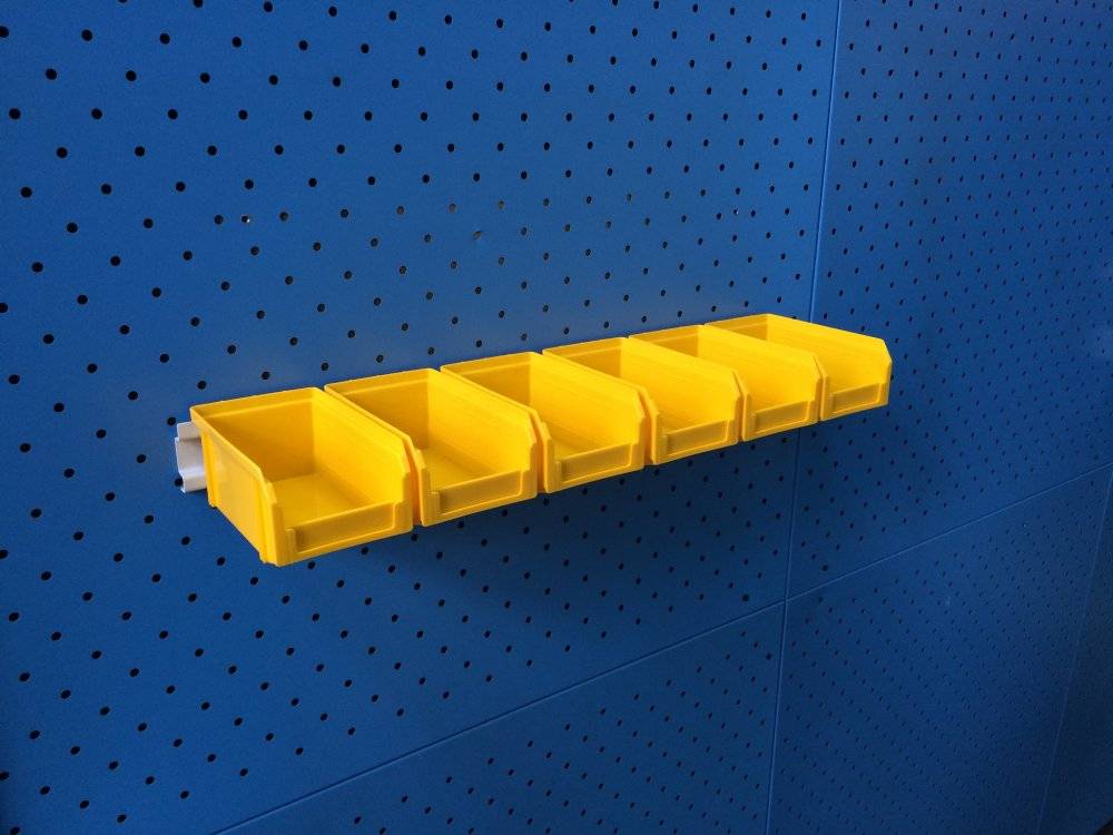 Комплект из 4 желтых пластиковых лотков V2