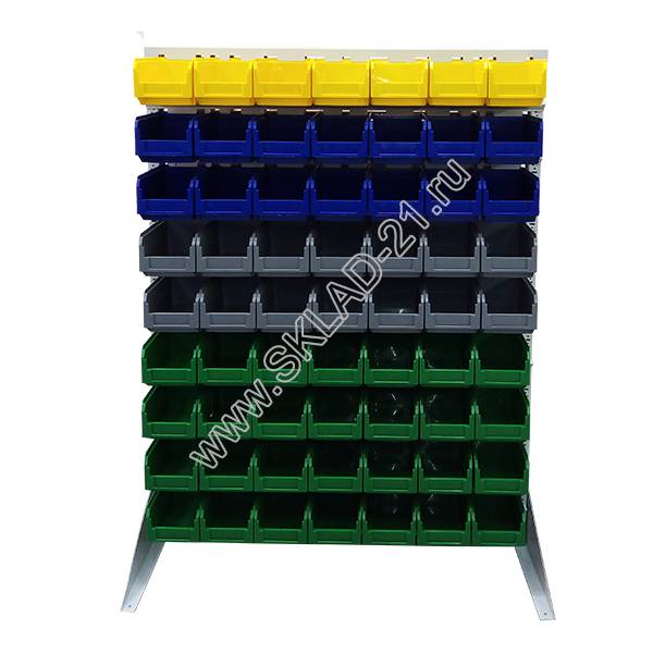 Стойка двусторонняя 1150х1515 с ящиками V2 С2-00-09-00