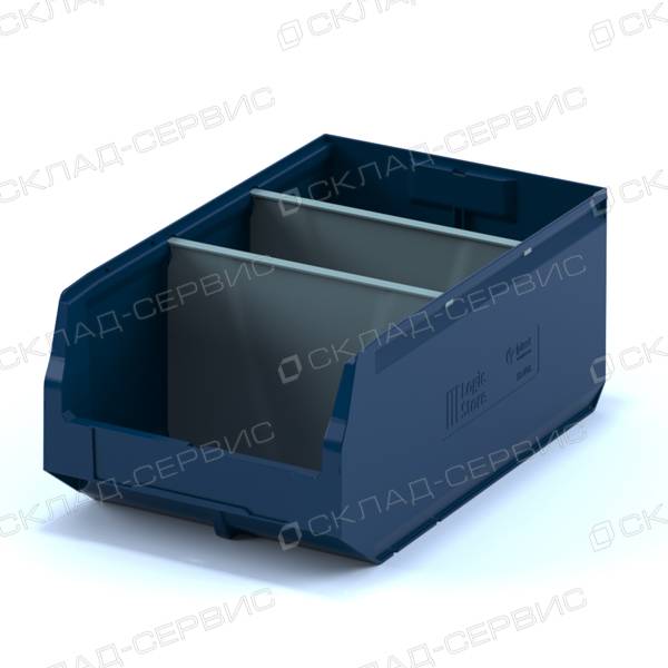 Складской лоток 12.406.61 синий, 500х300х200h