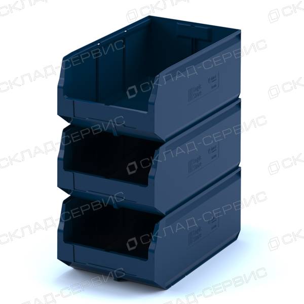 Складской лоток 12.406.61 синий, 500х300х200h