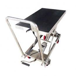 Гидравлический Подъемный Стол Передвижной из нержавеющей стали OXLIFT OXF50-STEEL 900 мм 500 кг 815х500х50 мм