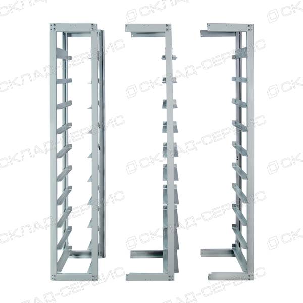 Стеллаж CС-414-10-3ССС с ящиками 400х225х150