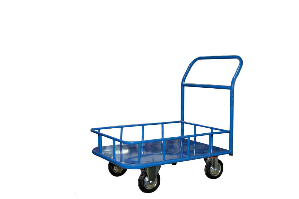 Платформенная тележка с бортами КПБ-300-150И