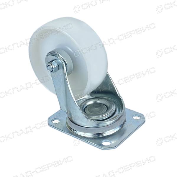 Колесо CASCOO поворотное, (d=100мм, г/п=150кг) полиамид, Германия