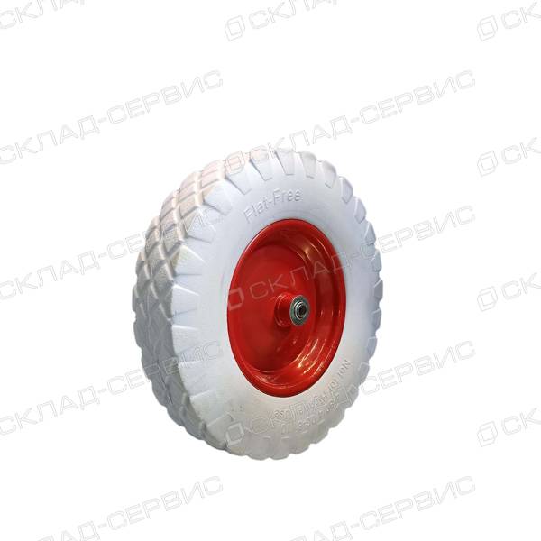 Колесо бескамерное 4,80/4,00x80 D20 под ось 20, (d=380мм, г/п=200кг), симметричная ступица, Россия